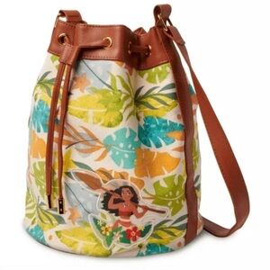 Disney Moana Drawstring Bucket Bag Purse NEW Swim